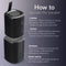 Mobilize 2in1 True Wireless Stereo Bluetooth 5.3 Speaker - Draadloze Muziekbox - IPX5 Waterbestendig - 2.000 mAh Batterij - Zwart