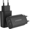 Mobilize 45W Power Delivery / PPS Charge 2-Poorts USB-C Adapter Zwart