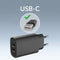 Mobilize 45W Power Delivery / PPS Charge 2-Poorts USB-C Adapter Zwart