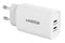 Mobilize 45W Power Delivery / PPS Charge Duo Poorts USB-C Adapter - Geschikt voor Snel Opladen - Wit