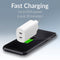 Mobilize 45W Power Delivery / PPS Charge Duo Poorts USB-C Adapter - Geschikt voor Snel Opladen - Wit