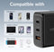 Mobilize 65W Power Delivery / PPS USB-C en USB-A GaN Adapter Zwart