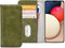 Mobilize Bookcase hoesje geschikt voor Samsung Galaxy A02s - Effen Groen - Kunstleer