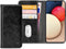 Mobilize Bookcase hoesje geschikt voor Samsung Galaxy A02s - Effen Zwart - Kunstleer