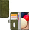 Mobilize Bookcase hoesje geschikt voor Samsung Galaxy A02s - Effen Groen - Kunstleer