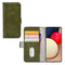 Mobilize Bookcase hoesje geschikt voor Samsung Galaxy A02s - Effen Groen - Kunstleer