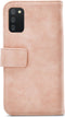 Mobilize Bookcase hoesje geschikt voor Samsung Galaxy A02s - Effen Roze - Kunstleer