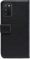 Mobilize Bookcase hoesje geschikt voor Samsung Galaxy A02s - Effen Zwart - Kunstleer
