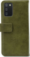 Mobilize Bookcase hoesje geschikt voor Samsung Galaxy A02s - Effen Groen - Kunstleer