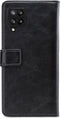 Mobilize Bookcase hoesje geschikt voor Samsung Galaxy A12 - Effen Zwart - Kunstleer