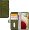 Mobilize Bookcase hoesje geschikt voor Samsung Galaxy A12 - Effen Groen - Kunstleer