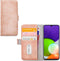 Mobilize Bookcase hoesje geschikt voor Samsung Galaxy A22 4G - Effen Roze - Kunstleer