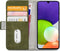 Mobilize Bookcase hoesje geschikt voor Samsung Galaxy A22 4G - Effen Groen - Kunstleer