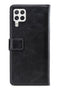 Mobilize Bookcase hoesje geschikt voor Samsung Galaxy A22 4G - Effen Zwart - Kunstleer