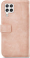 Mobilize Bookcase hoesje geschikt voor Samsung Galaxy A22 4G - Effen Roze - Kunstleer