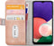 Mobilize Bookcase hoesje geschikt voor Samsung Galaxy A22 5G - Effen Roze - Kunstleer
