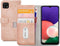 Mobilize Bookcase hoesje geschikt voor Samsung Galaxy A22 5G - Effen Roze - Kunstleer