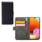 Mobilize Bookcase hoesje geschikt voor Samsung Galaxy A32 4G - Effen Zwart - Kunstleer