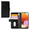 Mobilize Bookcase hoesje geschikt voor Samsung Galaxy A32 4G - Effen Zwart - Kunstleer