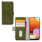 Mobilize Bookcase hoesje geschikt voor Samsung Galaxy A32 4G - Effen Groen - Kunstleer