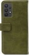 Mobilize Bookcase hoesje geschikt voor Samsung Galaxy A32 4G - Effen Groen - Kunstleer