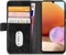 Mobilize Bookcase hoesje geschikt voor Samsung Galaxy A32 4G - Effen Zwart - Kunstleer