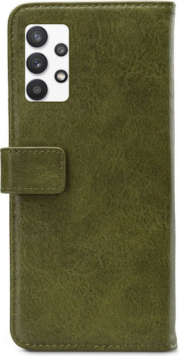 Mobilize Bookcase hoesje geschikt voor Samsung Galaxy A32 5G - Effen Groen - Kunstleer