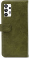 Mobilize Bookcase hoesje geschikt voor Samsung Galaxy A32 5G - Effen Groen - Kunstleer