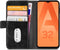 Mobilize Bookcase hoesje geschikt voor Samsung Galaxy A32 5G - Effen Zwart - Kunstleer