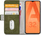 Mobilize Bookcase hoesje geschikt voor Samsung Galaxy A32 5G - Effen Groen - Kunstleer