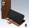 Mobilize Bookcase hoesje geschikt voor Samsung Galaxy A34 - Effen Bruin - Leer