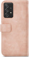 Mobilize Bookcase hoesje geschikt voor Samsung Galaxy A72 - Effen Roze - Kunstleer