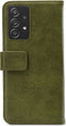 Mobilize Bookcase hoesje geschikt voor Samsung Galaxy A72 - Effen Groen - Kunstleer