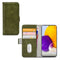 Mobilize Bookcase hoesje geschikt voor Samsung Galaxy A72 - Effen Groen - Kunstleer