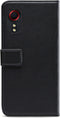 Mobilize Bookcase hoesje geschikt voor Samsung Galaxy Xcover 5 - Effen Zwart - Kunstleer