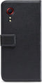 Mobilize Bookcase hoesje geschikt voor Samsung Galaxy Xcover 5 - Effen Zwart - Kunstleer