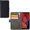 Mobilize Bookcase hoesje geschikt voor Samsung Galaxy Xcover 5 - Effen Zwart - Kunstleer