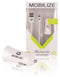Mobilize Car Charger Dual USB 2.4A + 1m Apple Lightning Cable White