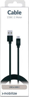 Mobilize Charge/Sync Cable USB-C 1m. Black