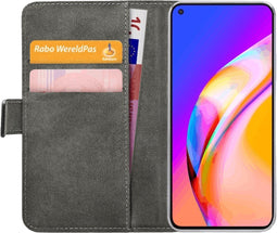 Mobilize Classic Gelly Wallet Telefoonhoesje geschikt voor OPPO A94 5G Hoesje Bookcase Portemonnee - Zwart