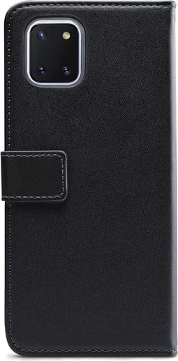 Mobilize Classic Gelly Wallet Telefoonhoesje geschikt voor Samsung Galaxy Note 10 Lite Hoesje Bookcase Portemonnee - Zwart