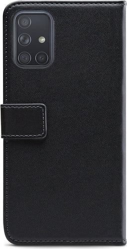 Mobilize Classic Gelly Wallet Telefoonhoesje geschikt voor Samsung Galaxy A71 Hoesje Bookcase Portemonnee - Zwart