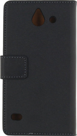 Mobilize Classic Telefoonhoesje geschikt voor Huawei Y550 Hoesje Bookcase Portemonnee - Zwart