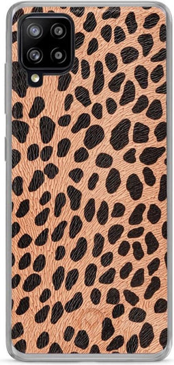 Mobilize Clutch Case hoesje geschikt voor Samsung Galaxy A22 4G - Luipaard Luipaard - Kunstleer