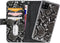 Mobilize Clutch Case hoesje geschikt voor Samsung Galaxy A42 - Slangenprint Zwart - Kunstleer