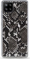 Mobilize Clutch Case hoesje geschikt voor Samsung Galaxy A42 - Slangenprint Zwart - Kunstleer