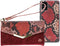 Mobilize Clutch Case hoesje geschikt voor Samsung Galaxy A51 - Slangenprint Rood - Kunstleer