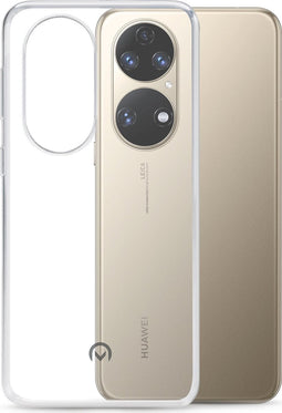 Mobilize Doorzichtig Hoesje geschikt voor Huawei P50 Telefoonhoesje Flexibel TPU | Mobilize Gelly Backcover | Doorzichtig Telefoonhoesje P50 | P50 Case | Back Cover - Transparant