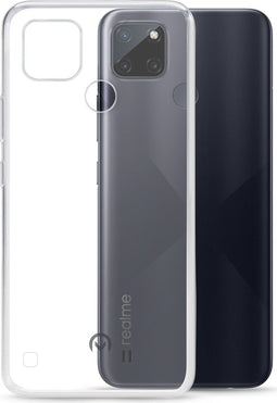 Mobilize Doorzichtig Hoesje geschikt voor Realme C21Y Telefoonhoesje Flexibel TPU | Mobilize Gelly Backcover | Doorzichtig Telefoonhoesje C21Y | C21Y Case | Back Cover - Transparant