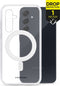 Mobilize Doorzichtig Hoesje geschikt voor Samsung Galaxy A55 MagSafe Telefoonhoesje Hardcase | Mobilize Naked Protection Backcover Shockproof | Geschikt voor MagSafe | Geschikt voor Draadloos Opladen met Magnetische Ring | MagSafe Case - Transparant